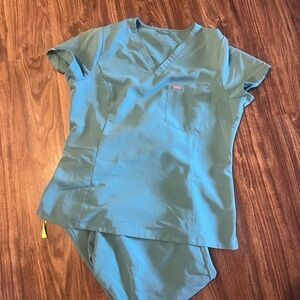 Figs Scrubs Cactus Jogger Set